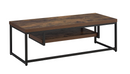 Bob Weathered Oak & Black TV Stand - NY Furniture Direct (NY)