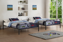 Bristol Gunmetal Bunk Bed (Full/Full) - NY Furniture Direct (NY)