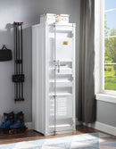 Cargo White Wardrobe (Single Door) - NY Furniture Direct (NY)