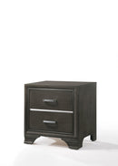 Carine II Gray Nightstand - NY Furniture Direct (NY)