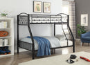 Cayelynn Black Bunk Bed (Twin/Full) - NY Furniture Direct (NY)