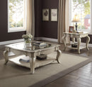 Chelmsford Antique Taupe & Clear Glass Coffee Table - NY Furniture Direct (NY)