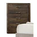Elettra Rustic Walnut Chest - NY Furniture Direct (NY)