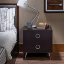 Elms Espresso Accent Table - NY Furniture Direct (NY)
