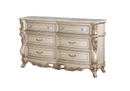 Gorsedd Marble & Antique White Dresser - NY Furniture Direct (NY)