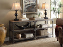 Gorden Weathered Oak & Antique Silver Console Table - NY Furniture Direct (NY)