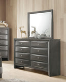Ireland Gray Oak Mirror - NY Furniture Direct (NY)