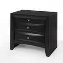 Ireland Black Nightstand - NY Furniture Direct (NY)