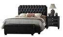 Ireland II Black PU Eastern King Bed - NY Furniture Direct (NY)