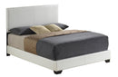 Ireland III White PU Queen Bed - NY Furniture Direct (NY)