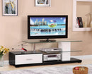 Ivana White & Black TV Stand - NY Furniture Direct (NY)