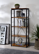 Jurgen Oak & Black Bookshelf - NY Furniture Direct (NY)