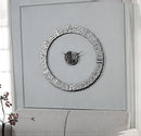 Kachina Mirrored & Faux Gems Wall Clock - NY Furniture Direct (NY)