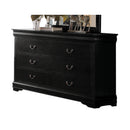 Louis Philippe Black Dresser - NY Furniture Direct (NY)