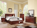 Louis Philippe III Cherry Queen Bed - NY Furniture Direct (NY)