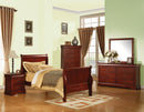 Louis Philippe III Cherry Twin Bed - NY Furniture Direct (NY)
