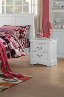 Louis Philippe III White Nightstand - NY Furniture Direct (NY)