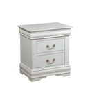 Louis Philippe White Nightstand - NY Furniture Direct (NY)