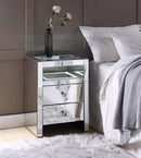 Malish Mirrored Accent Table (LED) - NY Furniture Direct (NY)