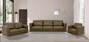 Malaga Taupe Leather Sofa - NY Furniture Direct (NY)
