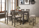 Martha II Weathered Gray Counter Height Table - NY Furniture Direct (NY)