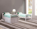 Micah White Bunk Bed & Trundle (Twin/Twin) - NY Furniture Direct (NY)