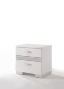 Naima II White High Gloss Nightstand - NY Furniture Direct (NY)