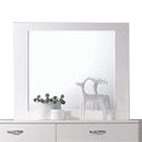 Naima II White High Gloss Mirror - NY Furniture Direct (NY)
