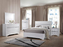 Naima White Twin Bed - NY Furniture Direct (NY)