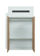 Nerice White & Oak Loft Bed - NY Furniture Direct (NY)