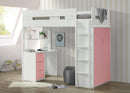 Nerice White & Pink Loft Bed - NY Furniture Direct (NY)