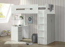 Nerice White & Gray Loft Bed - NY Furniture Direct (NY)