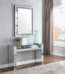 Nysa Mirrored & Faux Crystals Sofa Table - NY Furniture Direct (NY)