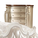 Picardy Antique Pearl & Cherry Oak Chest - NY Furniture Direct (NY)