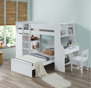 Ragna White Twin Bed - NY Furniture Direct (NY)