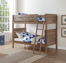 Ranta Antique Oak Bunk Bed (Twin/Twin) - NY Furniture Direct (NY)