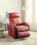 Ricardo Red PU Recliner w/Power Lift - NY Furniture Direct (NY)
