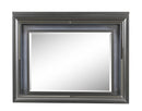 Sawyer Metallic Gray Mirror (LED) - NY Furniture Direct (NY)