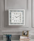Sonia Mirrored & Faux Agate Wall Clock - NY Furniture Direct (NY)