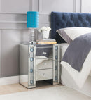 Sonia Mirrored & Faux Agate Accent Table - NY Furniture Direct (NY)