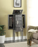 Tammy Silver Jewelry Armoire - NY Furniture Direct (NY)