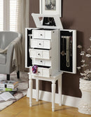 Tammy White Jewelry Armoire - NY Furniture Direct (NY)