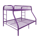 Tritan Purple Bunk Bed (Twin/Full) - NY Furniture Direct (NY)