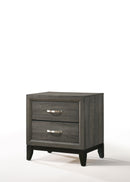 Valdemar Weathered Gray Nightstand - NY Furniture Direct (NY)