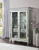 Varian Mirrored & Antique Platinum Curio - NY Furniture Direct (NY)