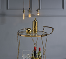 Zekera Champagne Serving Cart - NY Furniture Direct (NY)