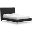 Cadmori Upholstered Bed with Roll Slats - NY Furniture Direct (NY)