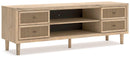 Cielden 72" TV Stand with Electric Fireplace - NY Furniture Direct (NY)