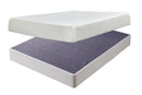 10 Inch Chime Memory Foam Mattress Set - NY Furniture Direct (NY)