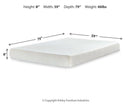 Chime 8 Inch Memory Foam Mattress in a Box - NY Furniture Direct (NY)